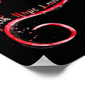 ホープ・ラブブルゴーニュ・リボン脳動脈瘤認識度 ポスター (角)