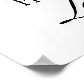 ホープ・ラブミニマリストデザイン ポスター (角)