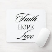 ホープ・ラブミニマリストデザイン マウスパッド (マウス)