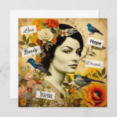 ホープ，愛，美しい，ドリームヴィンテージレディ (正面/裏面)