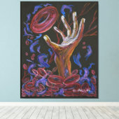 ホープ – 鎌状赤血球痛認識度 キャンバスプリント (インサイチュ (ウッドフロア))