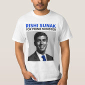 ホープ – Rishi Sunak Tシャツ (正面)