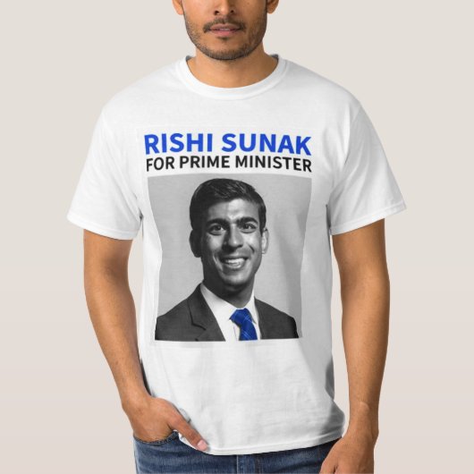 ホープ – Rishi Sunak Tシャツ (正面)
