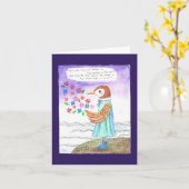 ホープEmily Dickenson詩の友人の悔やみや弔慰サポート カード (黄色い花)