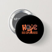 ホープOrangeリボンヒョウひまわりRsd Crps Awar 缶バッジ (正面&裏面)