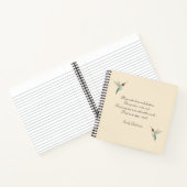 ホープRubyの喉を通したハミングバード ノートブック (内部)