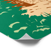 ホーベンウェイプナショナルモニュメントヴィンテージ ポスター (角)