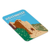 ホーベンウェイプナショナルモニュメントヴィンテージ マグネット (右側)