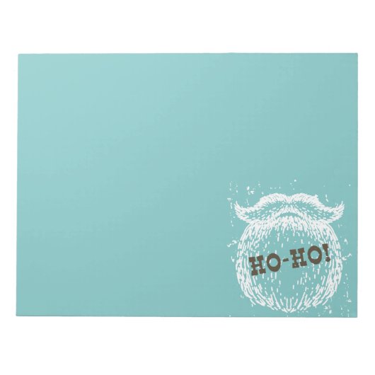 ホーホクリスマスホリデーサンタノエル ノートパッド (正面)