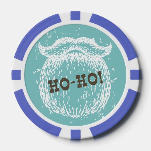 ホーホクリスマスホリデーサンタノエル ポーカーチップ (正面)