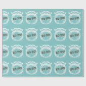 ホーホクリスマスホリデーサンタノエル ラッピングペーパー (フラット)