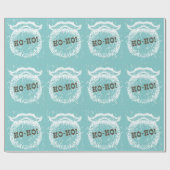 ホーホクリスマスホリデーサンタノエル ラッピングペーパー (フラット)