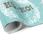 ホーホクリスマスホリデーサンタノエル ラッピングペーパー (ロールコーナー)