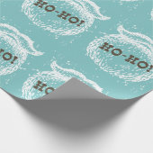 ホーホクリスマスホリデーサンタノエル ラッピングペーパー (角)