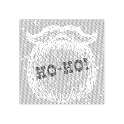 ホーホクリスマスホリデーサンタノエル ラバースタンプ (インプリント)