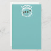 ホーホクリスマスホリデーサンタノエル 便箋 (正面/裏面)