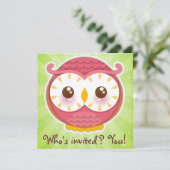 ホーホフクロウ招待状 招待状 (スタンド正面)