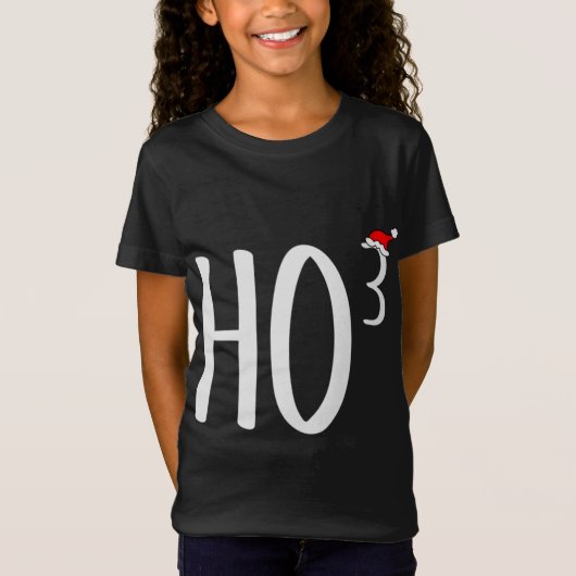 ホーホホーホー数学先生クリスマス Tシャツ (正面)