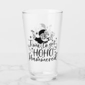 ホーホーを打ち付ける時間 |クリスマス飲みユーモア タンブラーグラス (裏面)