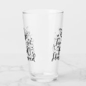 ホーホーを打ち付ける時間 |クリスマス飲みユーモア タンブラーグラス (左)