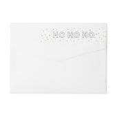 ホーホーカラフル紙吹雪ドットホリデイII ラップアラウンドラベル (裏面)