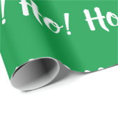 ホーホータイポグラフィシーズンクリスマスグリーンホリデイ ラッピングペーパー (ロールコーナー)