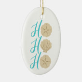 ホーホービーチクリスマスサンドドルとシェル セラミックオーナメント (右)