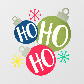 ホーホーフェスティバルクリスマスクリスマスファミリーマッチング ウィンドウサイン (シート)