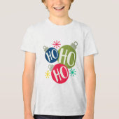 ホーホーフェスティバルクリスマスクリスマスファミリーマッチング トライブレンドＴシャツ (正面)