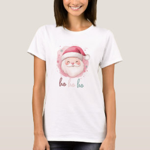 ホーホーホーかわいいサンタシャツ Tシャツ