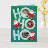 ホーホーホーサンタカスタマイズ カード (黄色い花)