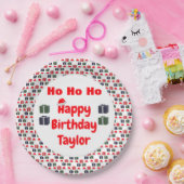 ホーホーホーハッピーバースデー ペーパープレート (パーティー)