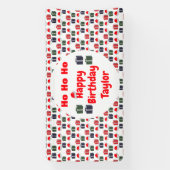 ホーホーホーハッピーバースデー 横断幕 (縦)