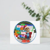 ホーホーホーホオバマ ポストカード (スタンド正面)