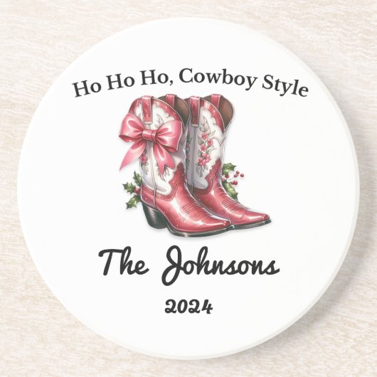 ホーホーホーホカウボーイスタイル コースター (正面)