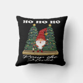 ホーホーホーホクリスマス格言ポアザメルロ クッション (裏面)