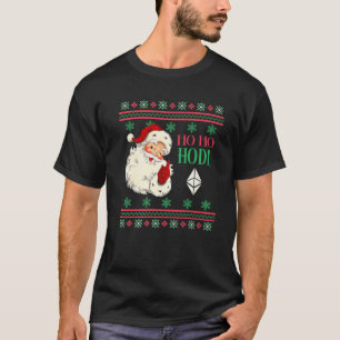ホーホーホーホドゥルエテリアムクリスマス暗号通貨ETH C Tシャツ