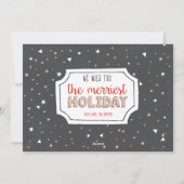 ホーホーホーホホリデーカード シーズンカード (裏面)