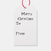 ホーホーホーホーサンタ ギフトタグ (裏面)