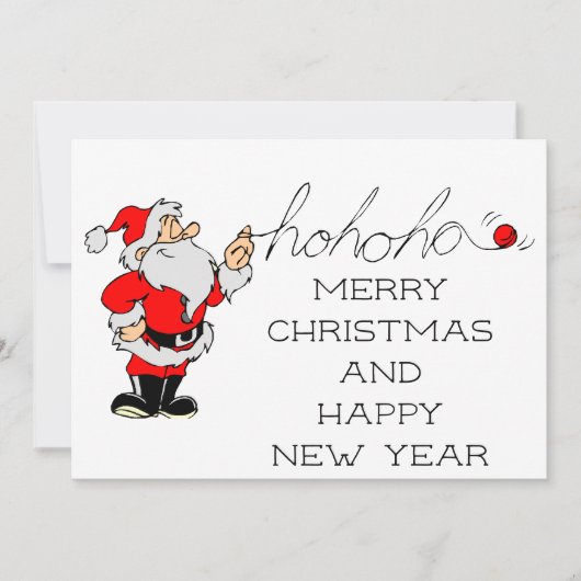 ホーホーホーホーサンタ シーズンカード (正面)
