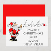 ホーホーホーホーサンタ シーズンカード (正面/裏面)