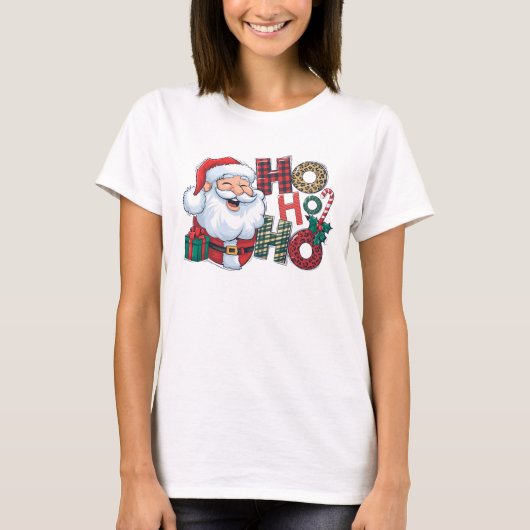 ホーホーホーホーサンタ Tシャツ (正面)