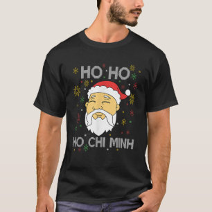 ホーホーホーホーチミンアジアンベトナムサンタクロースChr Tシャツ