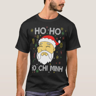 ホーホーホーホーチミンアジアンベトナムサンタクロースChr Tシャツ