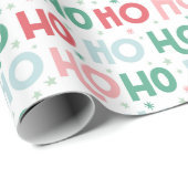 ホーホーホーホーホクリスマスラッピング紙 – ミントホリデー ラッピングペーパー (ロールコーナー)