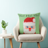 ホーホーホーホーホーサンタクロースが名字をパーソナライズ クッション (椅子)