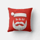 ホーホーホーホーホーサンタハットとヒゲ クッション (裏面)