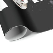 ホーホーホーホーホースロスクリスマスサンタハットトナカイ ラッピングペーパー (ロールコーナー)