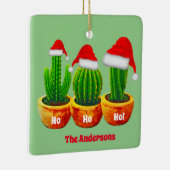 ホーホーホーホーホーホスサボスクリスマスオーナメントカスタム セラミックオーナメント (右)