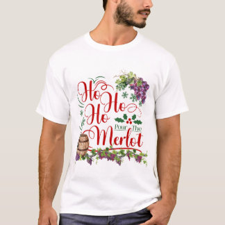 ホーホーホーホーホーホープザメルロブドウつる植物 Tシャツ